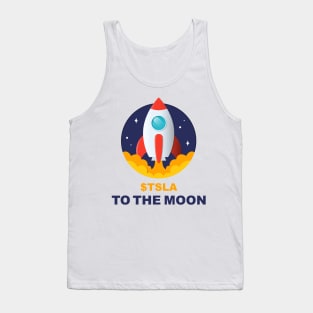 TSLA to the moon Tank Top